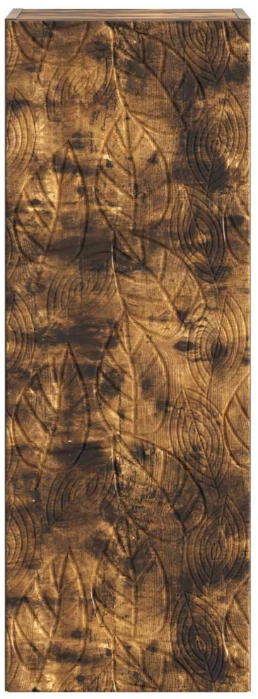 Prie sienos montuojama spinta 33 x 34,5 x 90 cm Dūminio ąžuolo