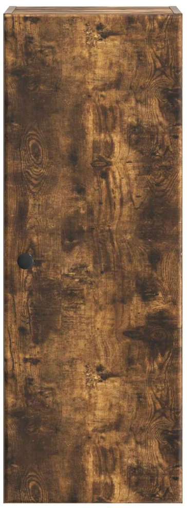 Prie sienos montuojama spinta 33 x 34,5 x 90 cm Dūminio ąžuolo