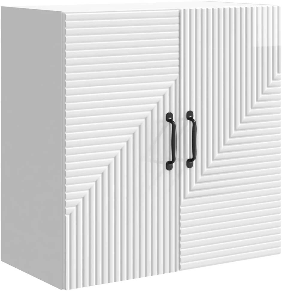 Prie sienos montuojama spinta Itin blizgi balta 59 x 31 x 60 cm