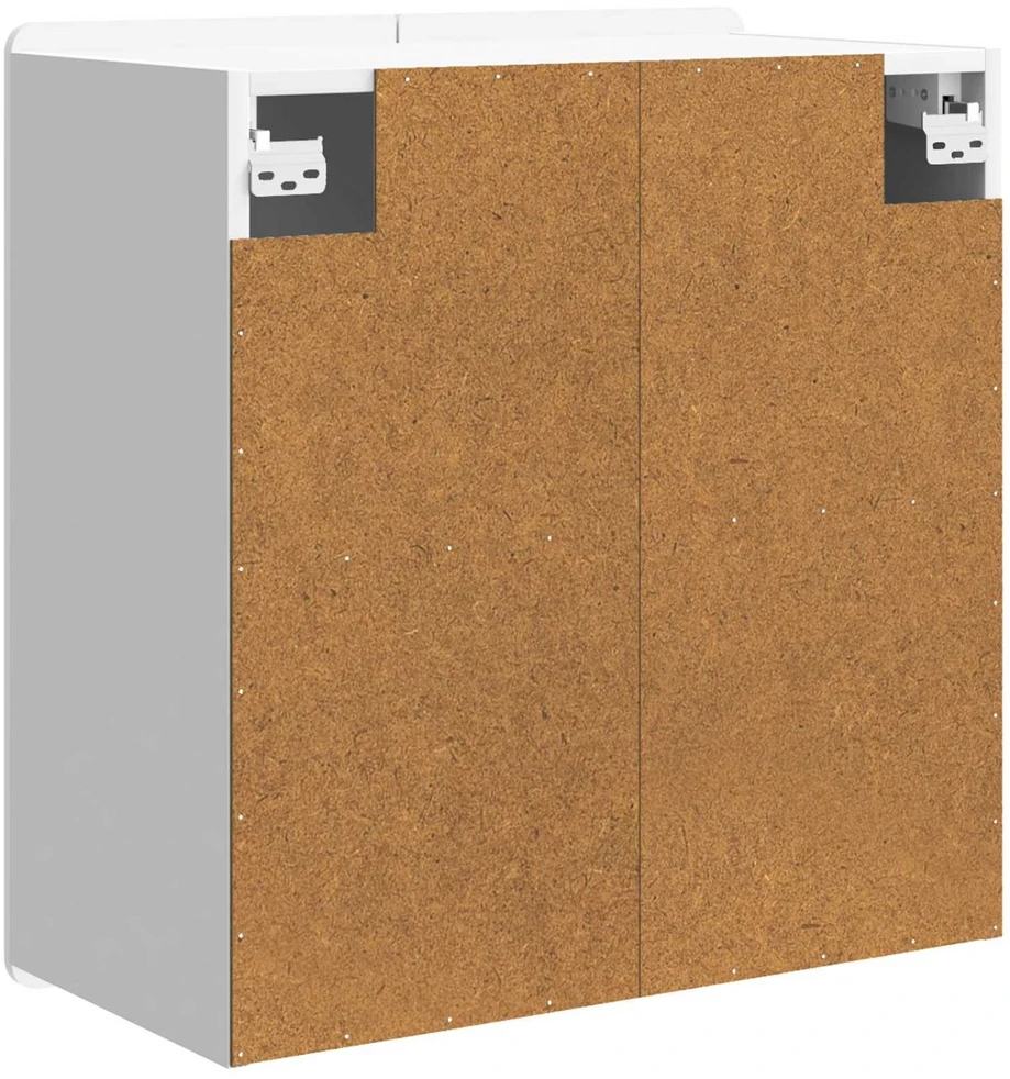 Prie sienos montuojama spinta Itin blizgi balta 59 x 31 x 64 cm