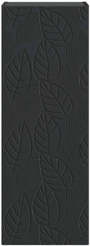 Prie sienos montuojama spinta 33 x 34,5 x 90 cm Juoda