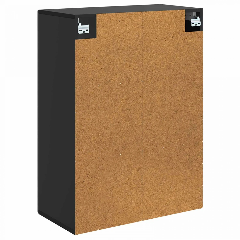 Prie sienos montuojama spinta 66 x 34,5 x 90 cm Juoda