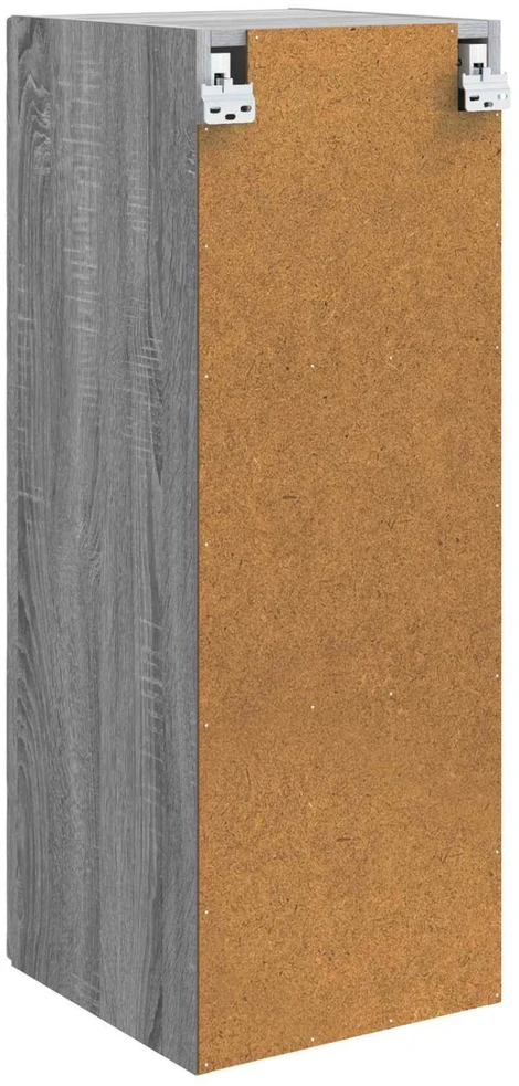 Prie sienos montuojama spinta 33 x 34,5 x 90 cm Pilka Sonoma