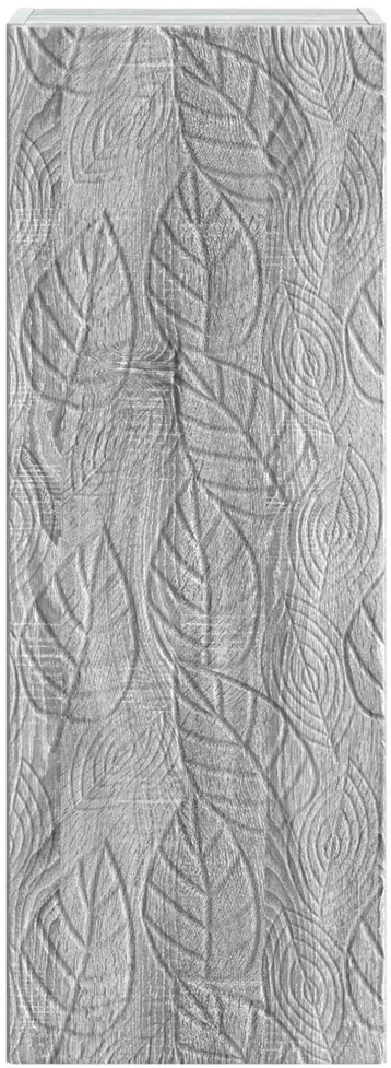 Prie sienos montuojama spinta 33 x 34,5 x 90 cm Pilka Sonoma