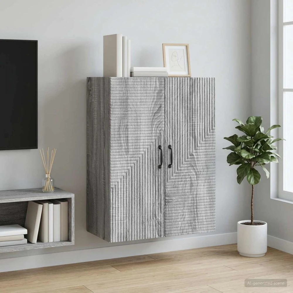 Prie sienos montuojama spinta Pilka Sonoma 66 x 34,5 x 90 cm