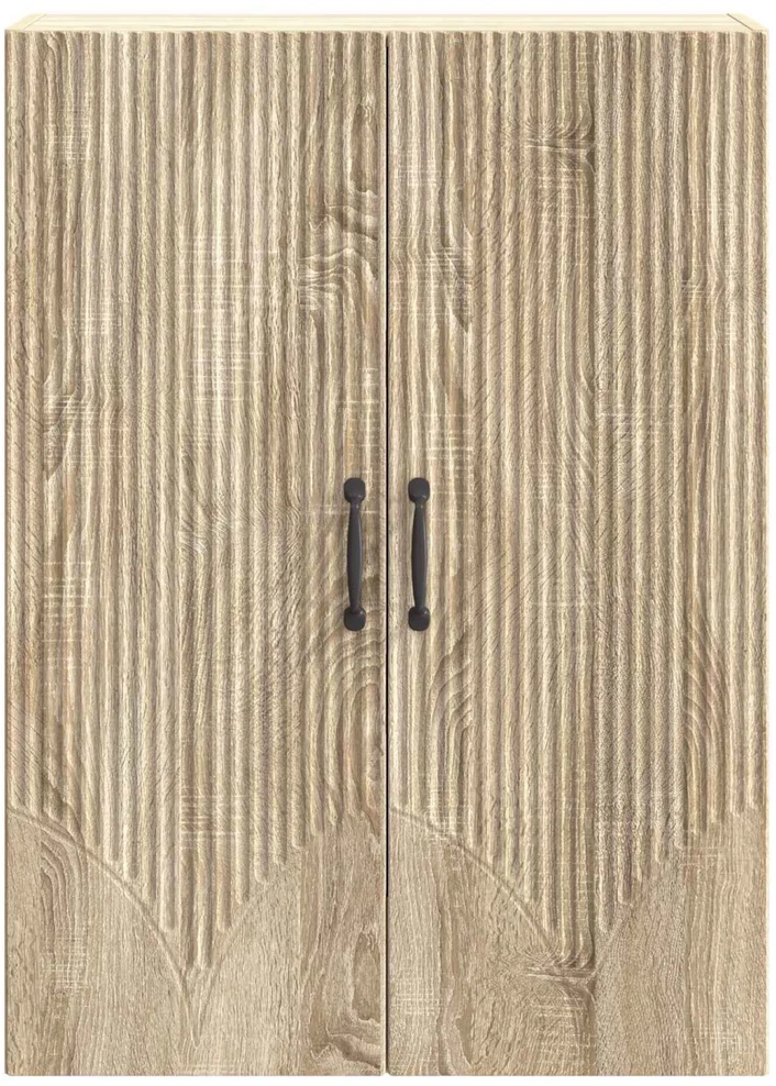 Prie sienos montuojama spinta 66 x 34,5 x 90 cm Sonoma ąžuolas