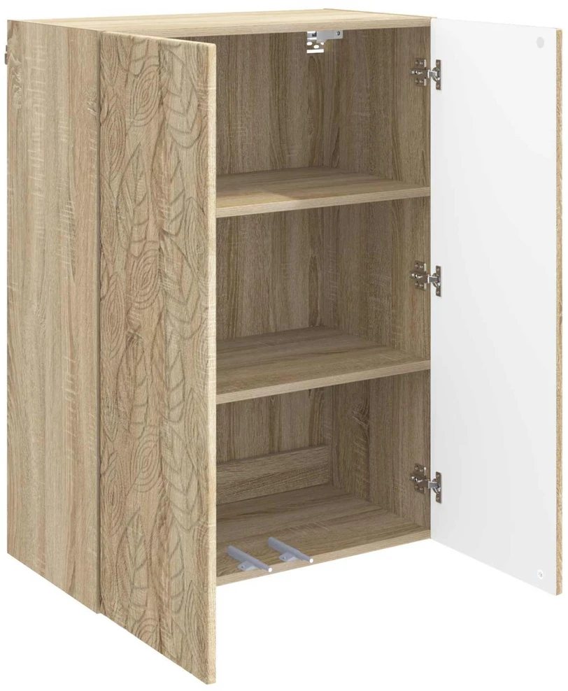 Prie sienos montuojama spinta 66 x 34,5 x 90 cm Sonoma ąžuolas