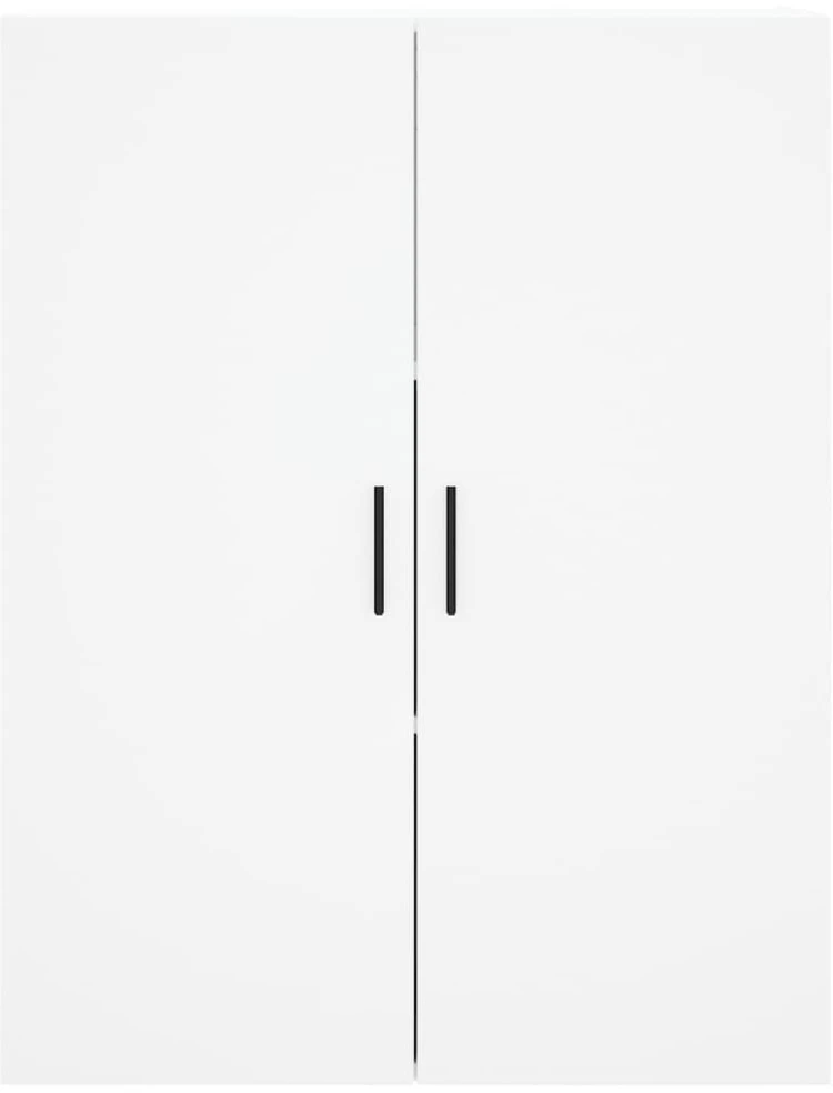 Prie sienos montuojama spintelė, baltos spalvos, 69,5x34x90cm