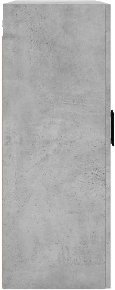 Prie sienos montuojama spintelė, betono pilka, 69,5x34x90cm