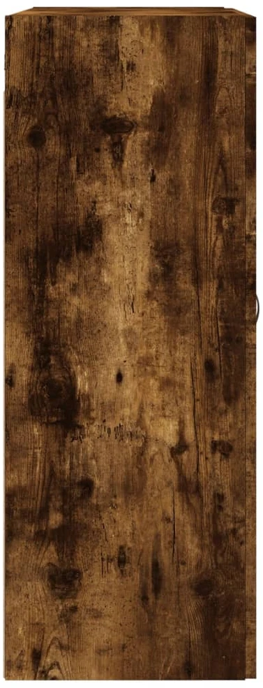 Prie sienos montuojama spintelė, dūminė, 69,5x34x90cm, mediena
