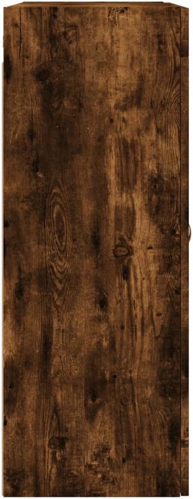 Prie sienos montuojama spintelė, dūminio ąžuolo, 69,5x34x90cm