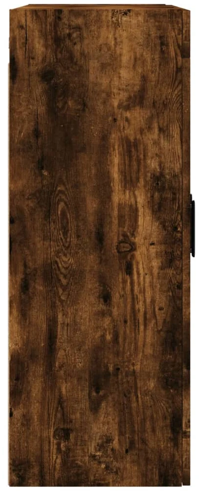Prie sienos montuojama spintelė, dūminio ąžuolo, 69,5x34x90cm