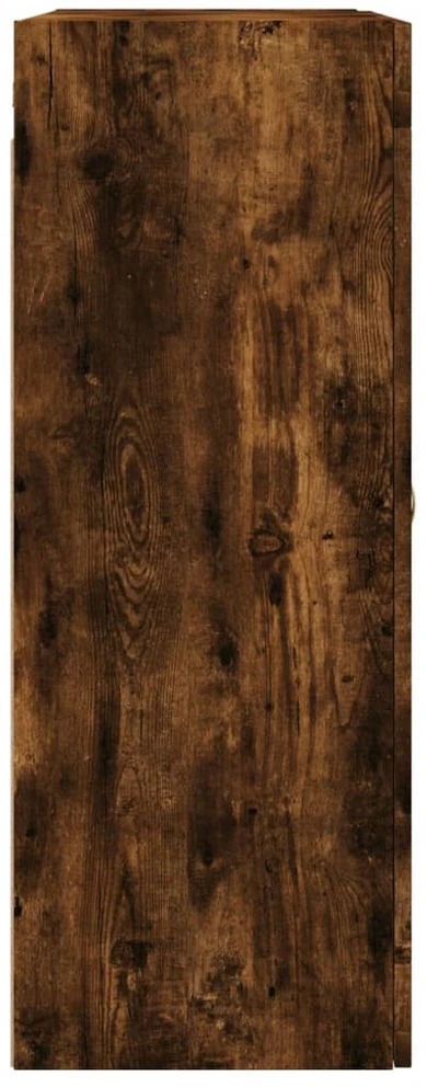 Prie sienos montuojama spintelė, dūminio ąžuolo, 69,5x34x90cm