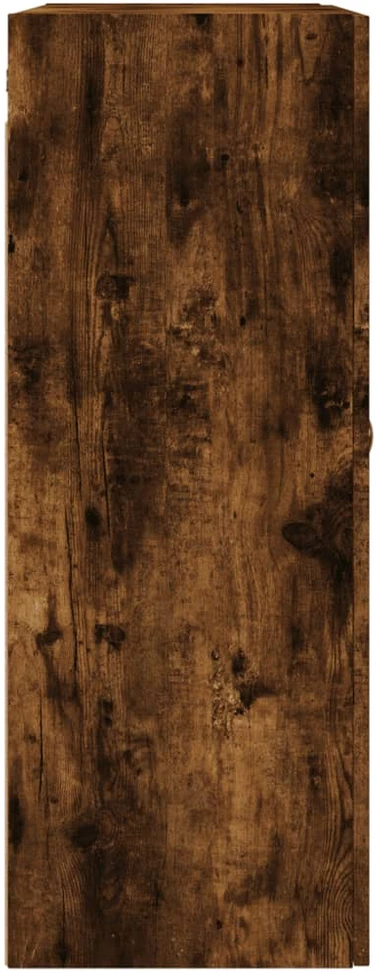 Prie sienos montuojama spintelė, dūminio ąžuolo, 69,5x34x90cm