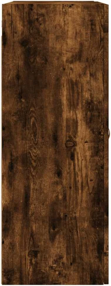 Prie sienos montuojama spintelė, dūminio ąžuolo, 69,5x34x90cm