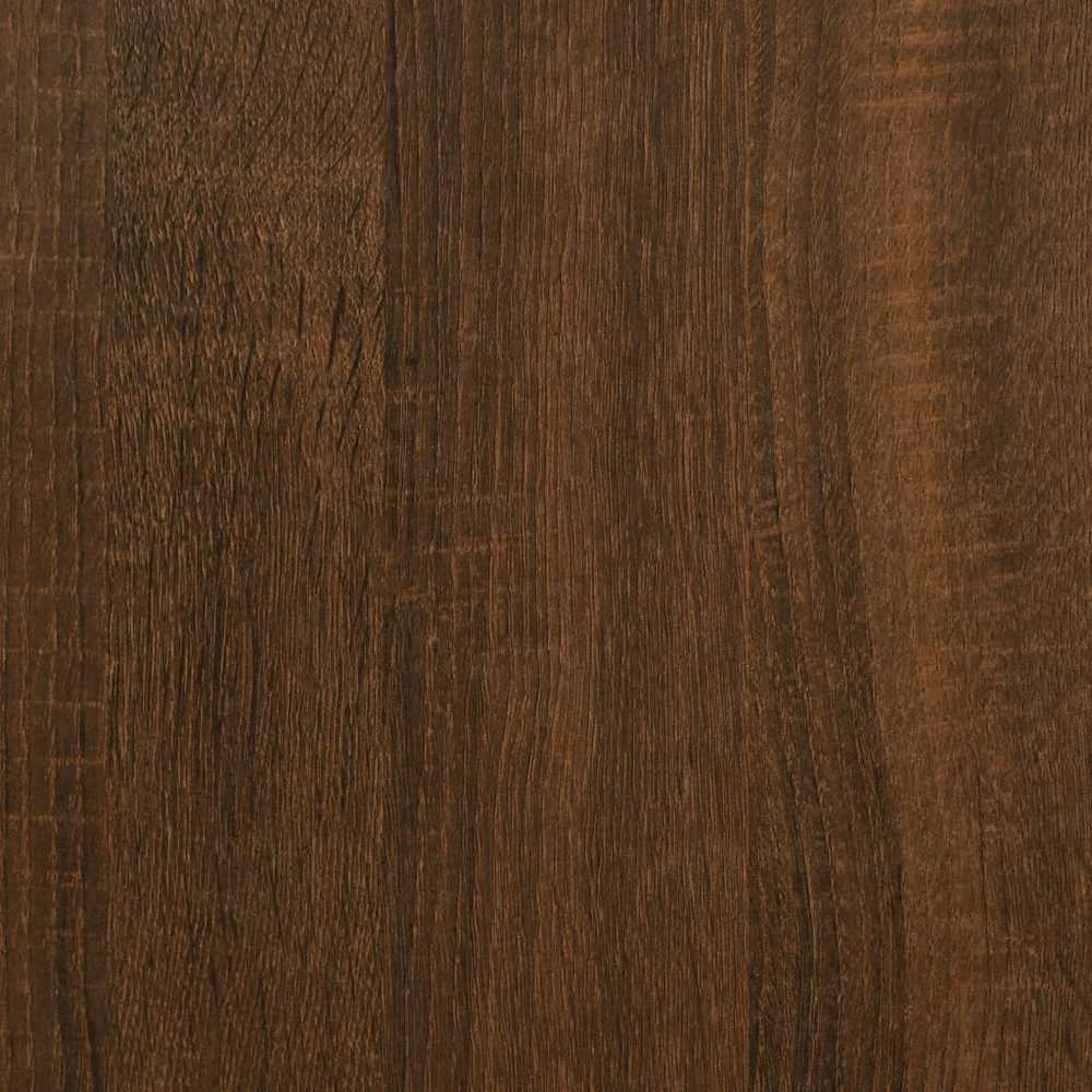 Prie sienos montuojama spintelė, ruda, 69,5x34x90cm, mediena