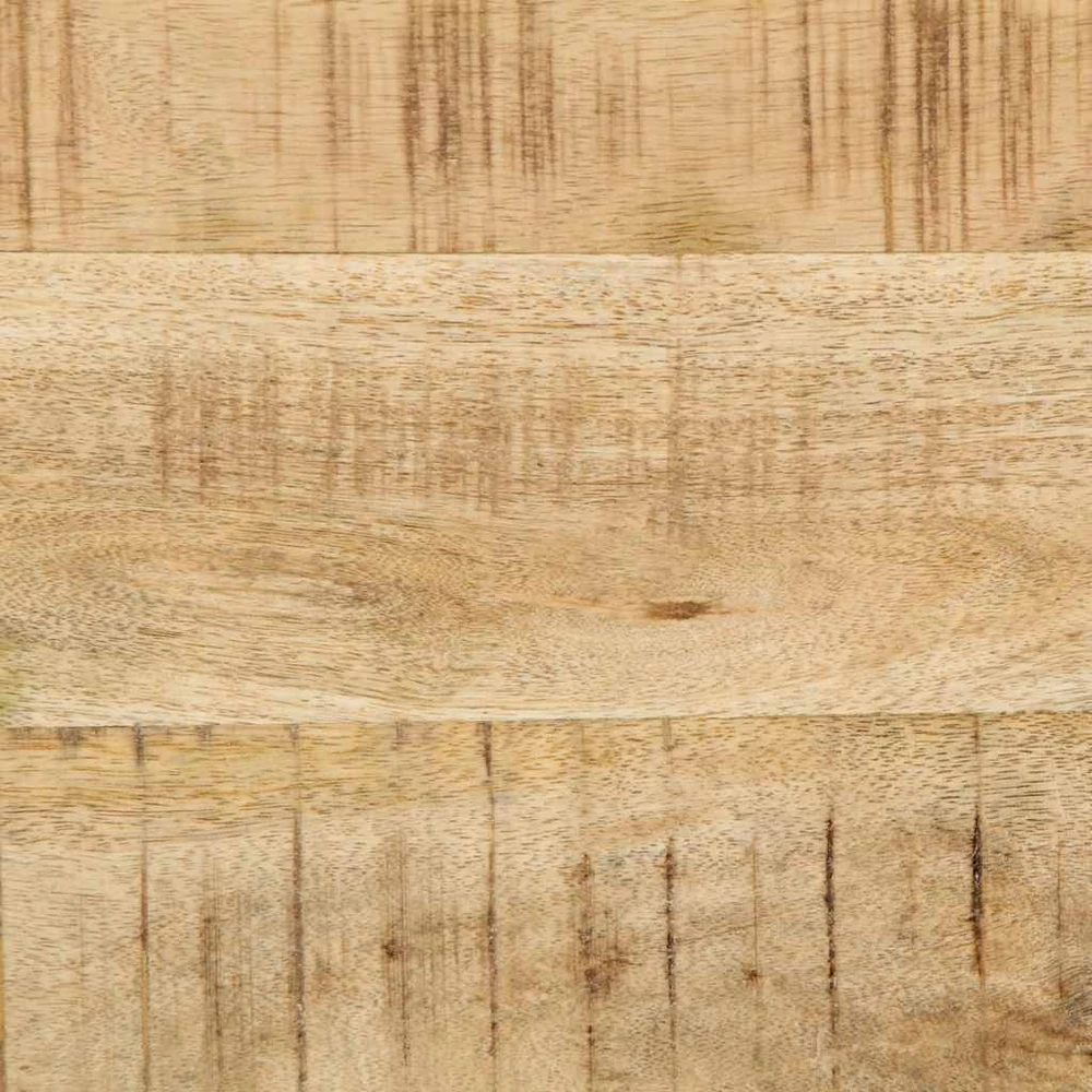 Prie sienos montuojama televizoriaus spintelė, 100x32x25 cm, masyvi mango mediena
