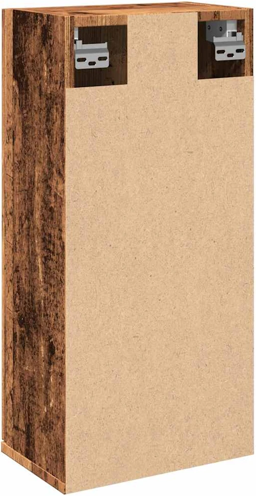 Prie sienos montuojama vonios spintelė, medienos, 32x20x67cm