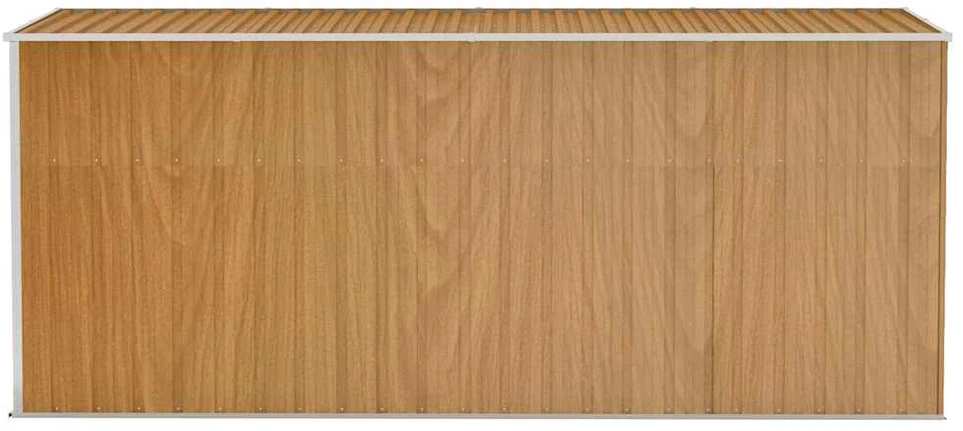 Sodo pašiūrė, pilka, 118x194x178cm, galvanizuotas plienas