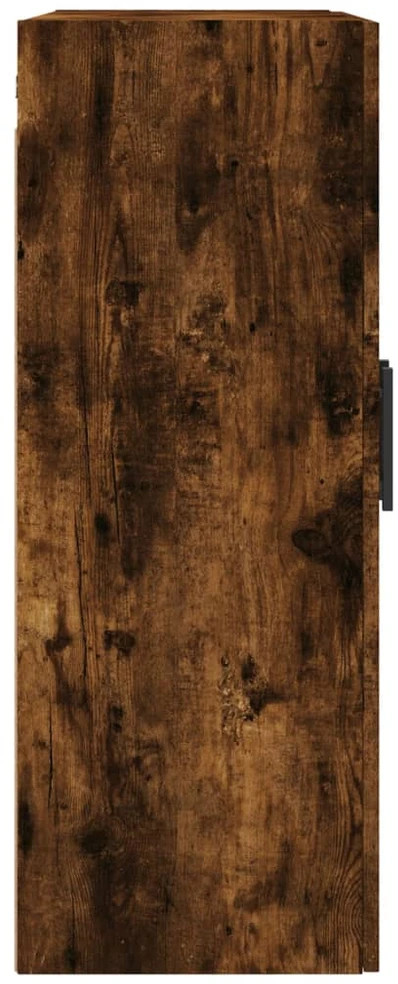 Prie sienos montuojamos spintelės, 2vnt., dūminės, 69,5x34x90cm