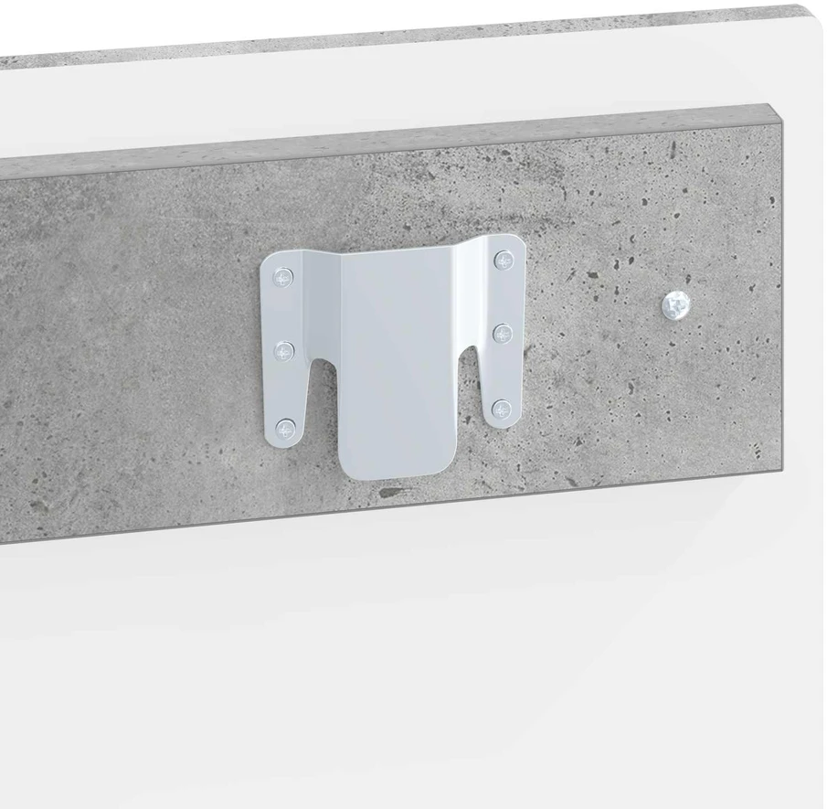 Prie sienos tvirtinamas galvos atlošas HOORN Betono pilka