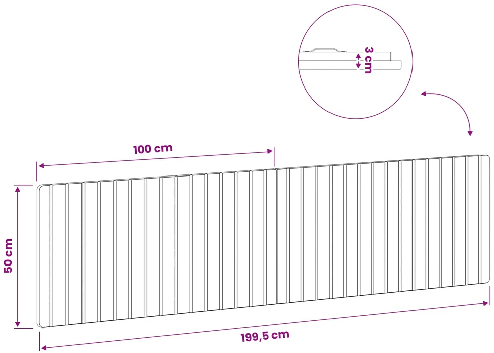 Prie sienos tvirtinamas galvos atlošas ZWOLLE Artisano ąžuolo