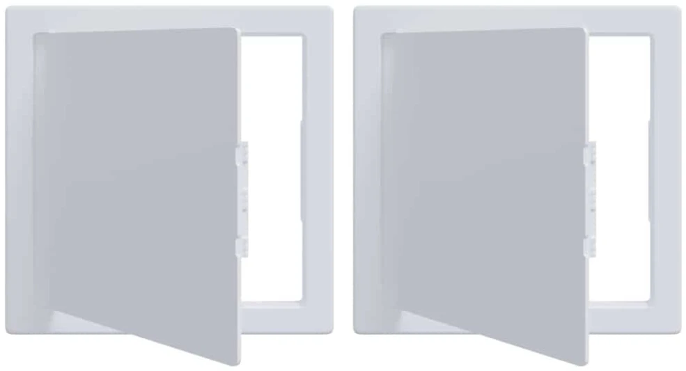 Prieigos panelės 2 vnt. Balta 15 x 15 cm ABS plastikas