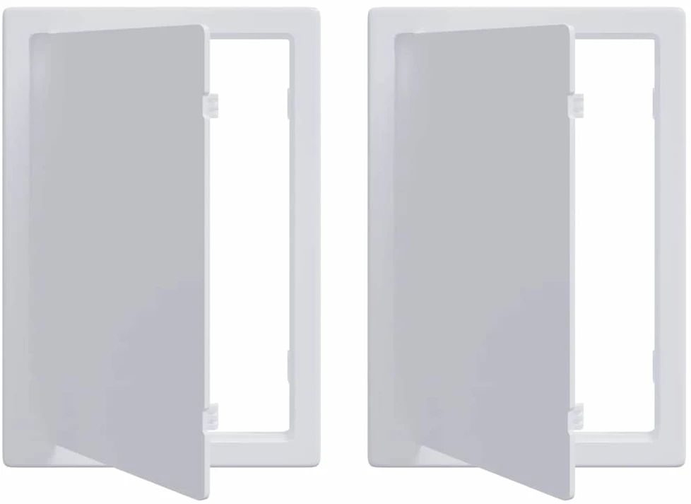 Prieigos panelės 2 vnt. Balta 15 x 23 cm ABS plastikas