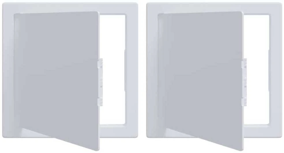 Prieigos panelės 2 vnt. Balta 20 x 20 cm ABS plastikas