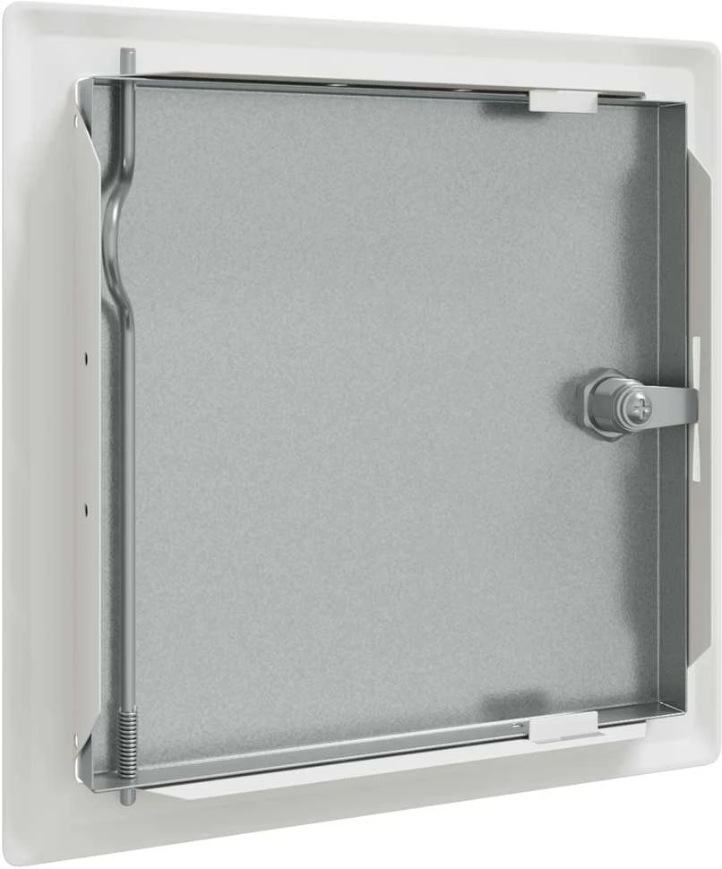 Prieigos skydas 2 vnt. Balta 23 x 23 x 3 cm Plienas