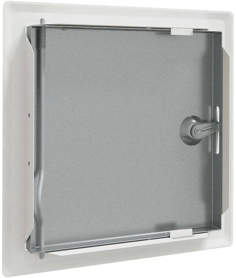 Prieigos skydas 2 vnt. Balta 23 x 23 x 3 cm Plienas