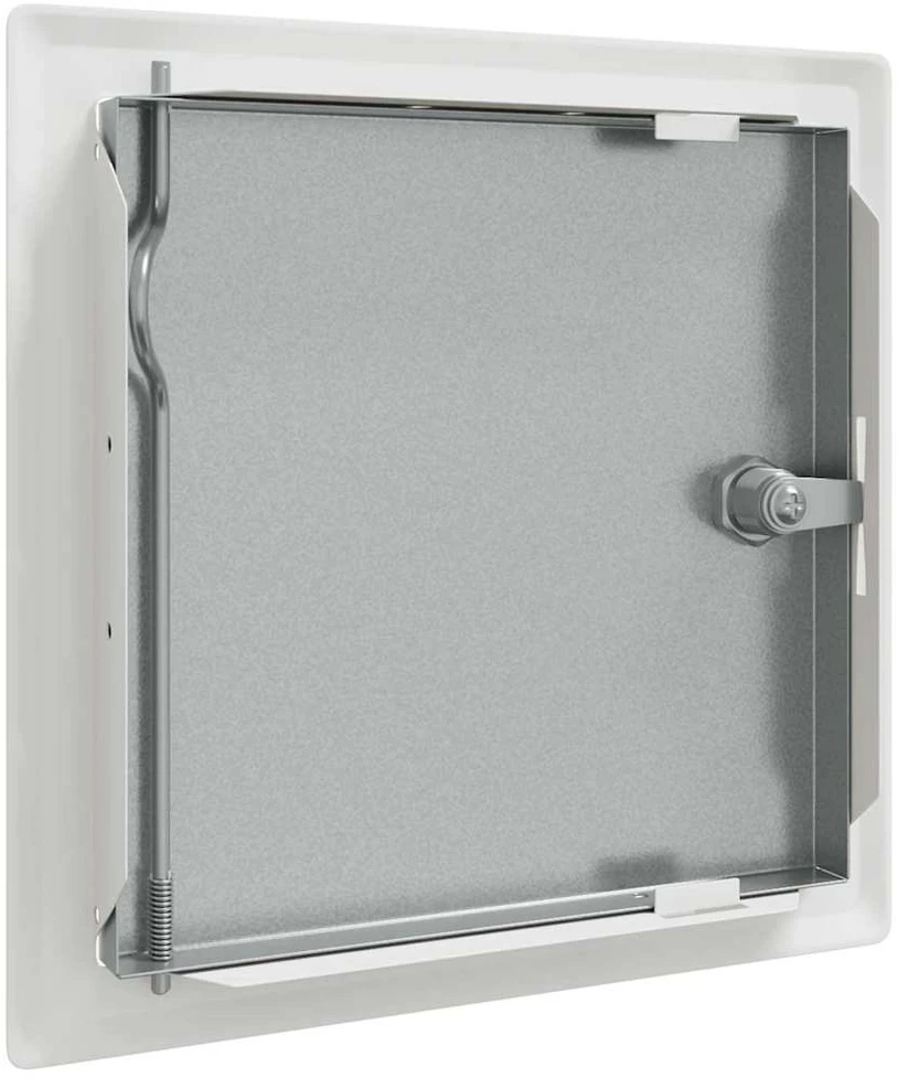 Prieigos skydas 2 vnt. Balta 23 x 23 x 3 cm Plienas