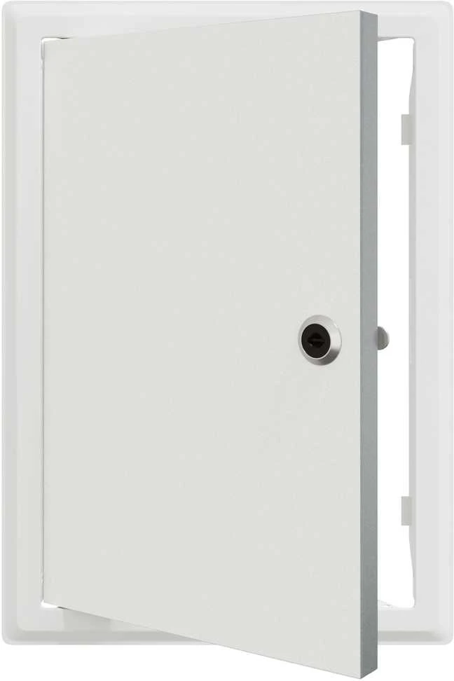 Prieigos skydas Balta 33 x 23 x 3 cm Plienas