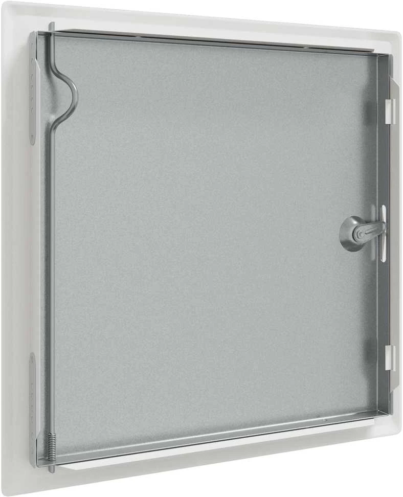 Prieigos skydas Balta 33 x 33 x 3 cm Plienas