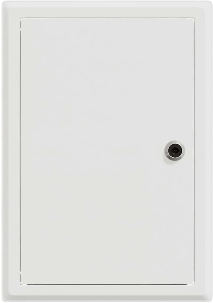 Prieigos skydas Balta 33 x 23 x 3 cm Plienas