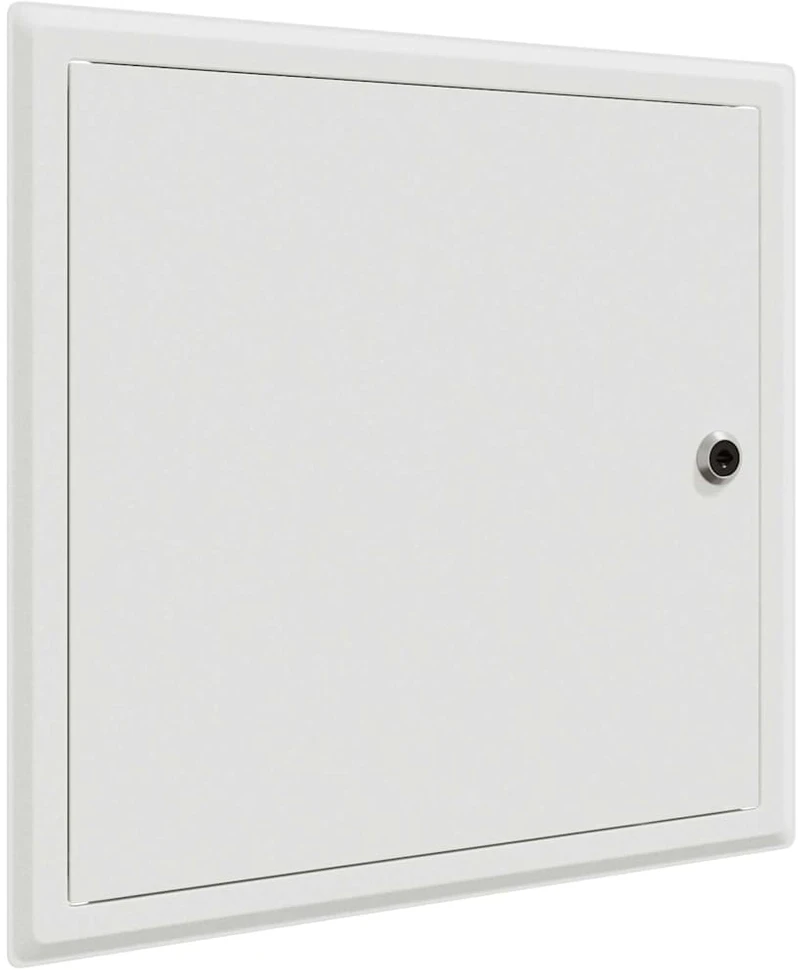 Prieigos skydas Balta 33 x 33 x 3 cm Plienas