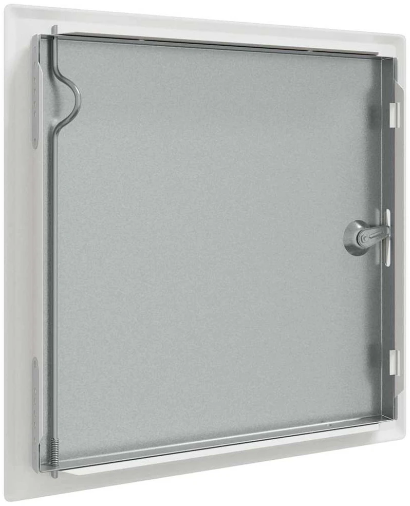 Prieigos skydas Balta 33 x 33 x 3 cm Plienas