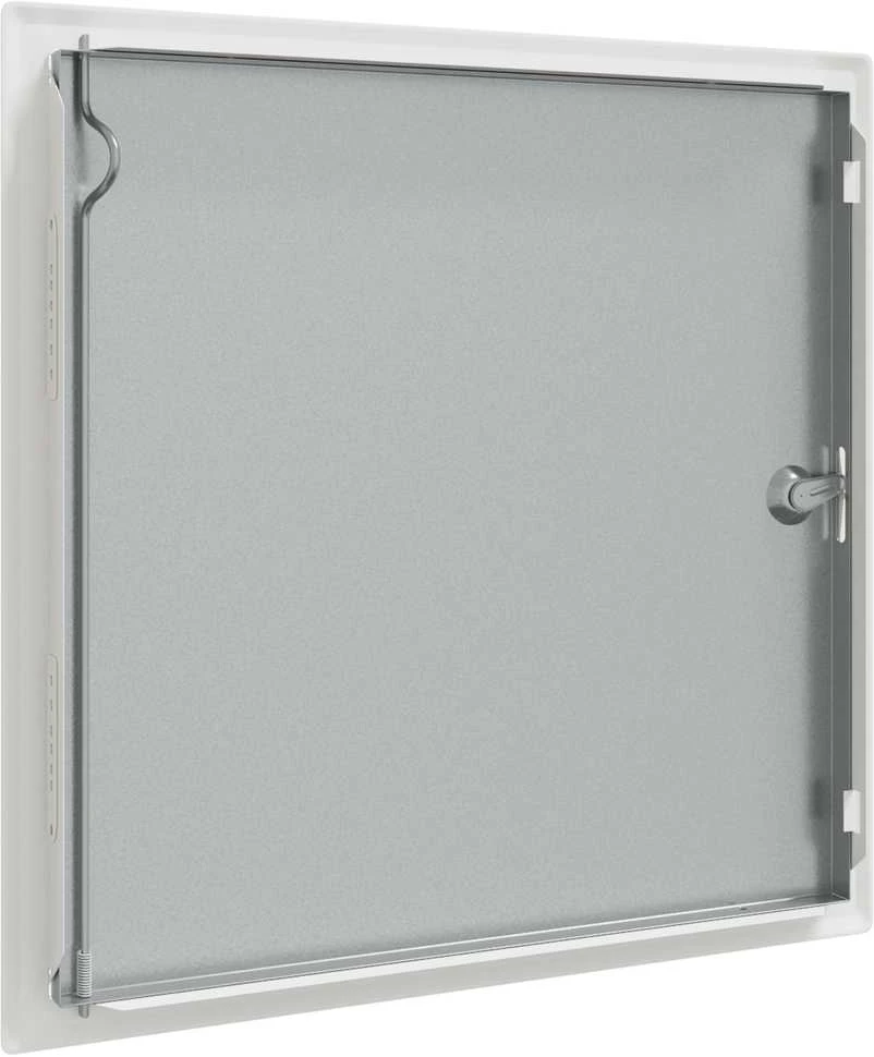 Prieigos skydas Balta 43 x 43 x 3 cm Plienas