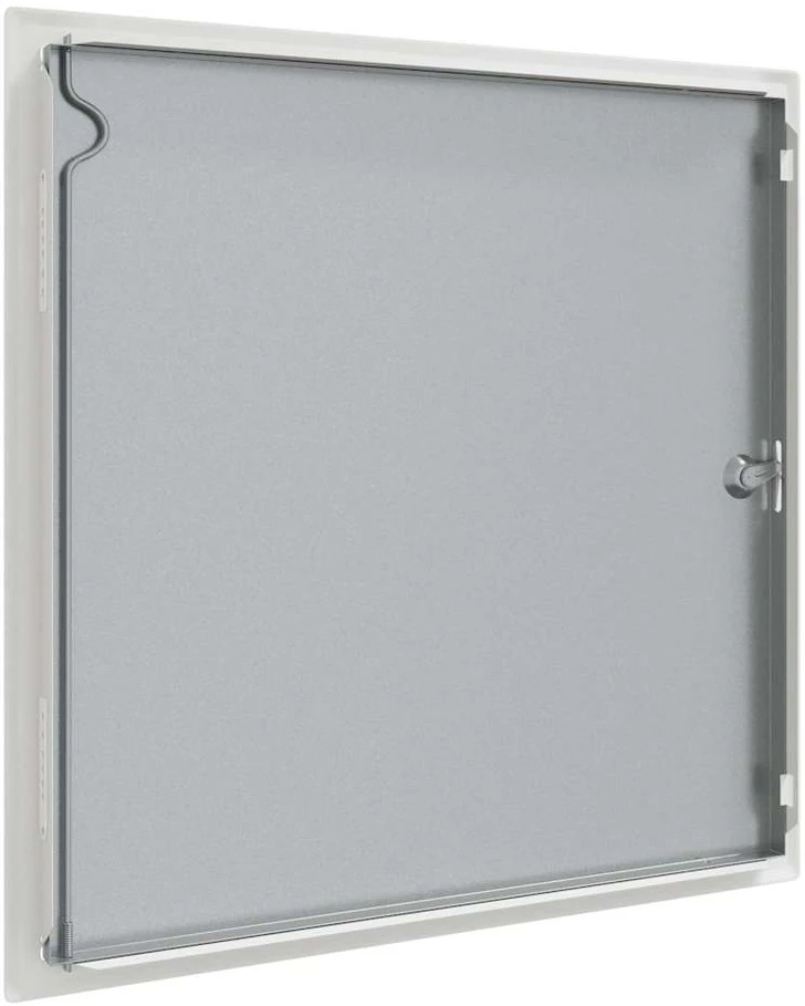 Prieigos skydas Balta 53 x 53 x 3 cm Plienas