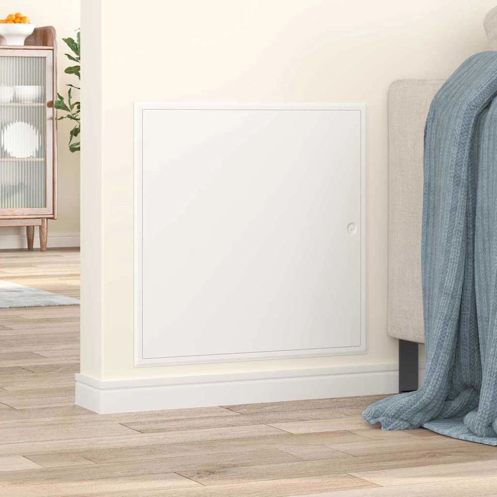 Prieigos skydas Balta 63 x 63 x 3 cm Plienas