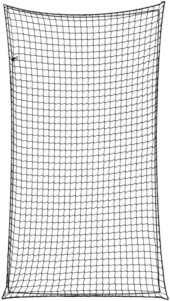 Priekabos tinklas su elastine virve, juodas, 2,7x1,5m, PP