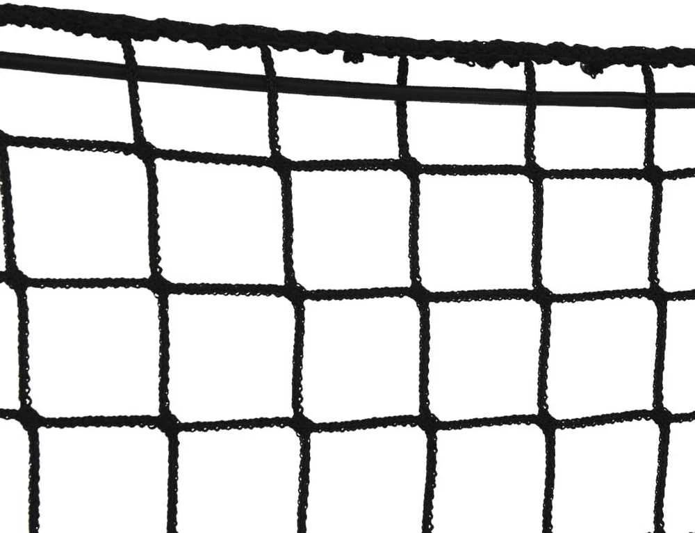 Priekabos tinklas su elastine virve, juodas, 4,5x2,5m, PP