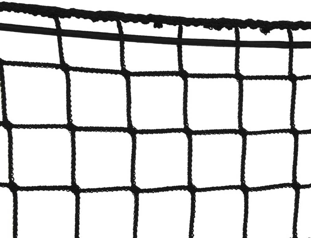 Priekabos tinklas su elastine virve, juodas, 5x3,5m, PP