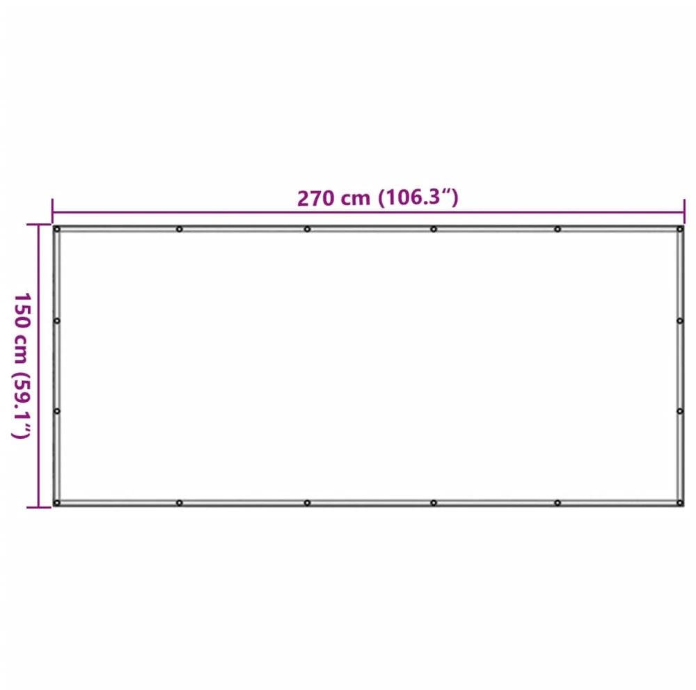 Priekabos Tinklas, Žalias, 1,5x2,7 m, HDPE