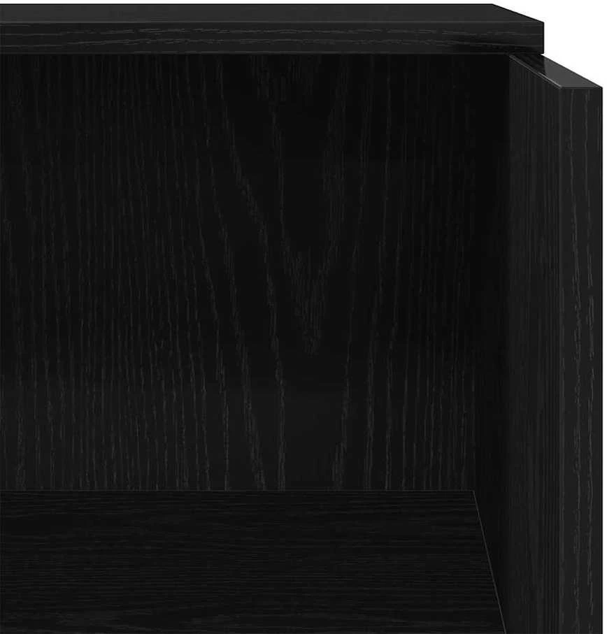 Priėmimo stalas Juoda 55x50x103,5 cm apdirbta mediena