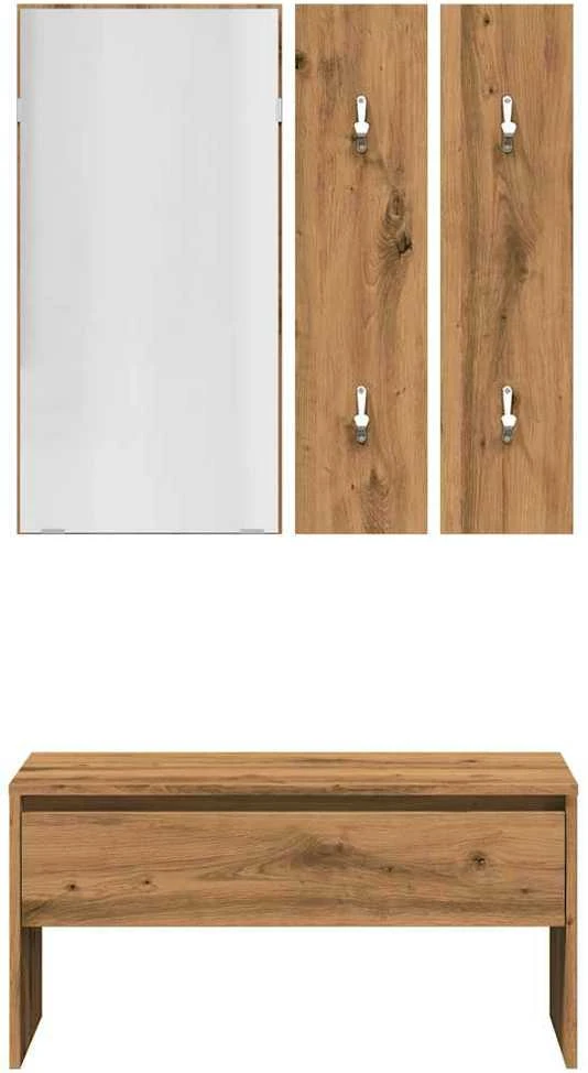 prieškambario baldų komplektas Artisan Oak Engineered Wood