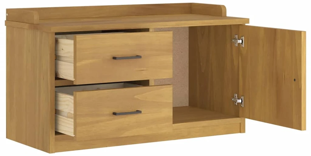 Prieškambario suoliukas SANDNES 87x40x50 pušies masyvo