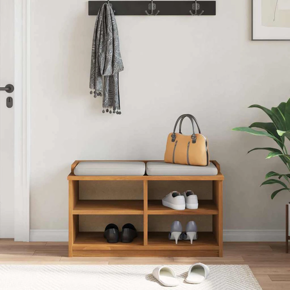 Prieškambario suoliukas SANDNES 87x40x50 pušies masyvo