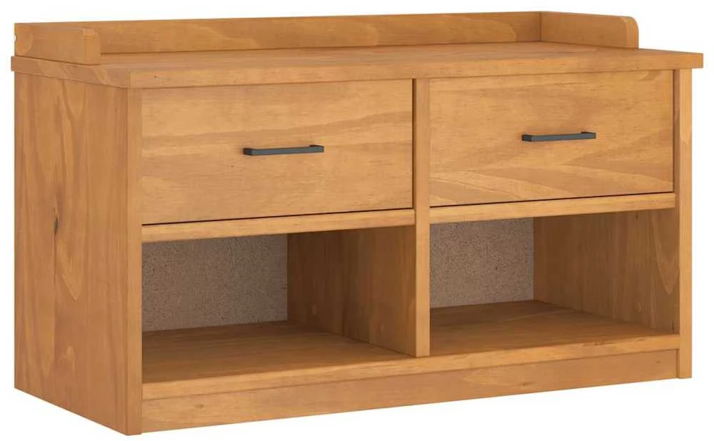 Prieškambario suoliukas SANDNES 87x40x50 pušies masyvo
