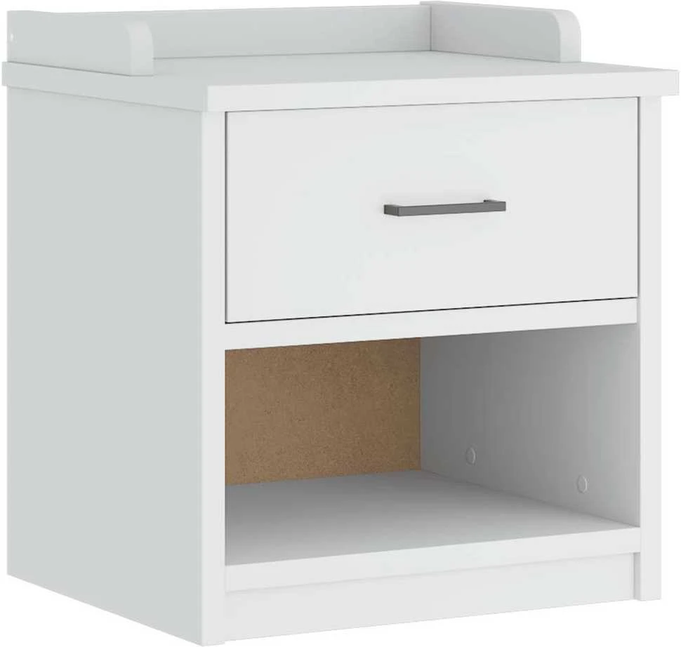 Prieškambario suoliukas SANDNES baltas 45x40x50 pušies masyvo
